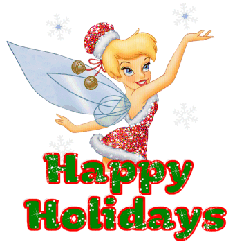 tinkerbell happy holidays - Happy Xmas. To all ya'll Disney fans out there and especially for all those who DO BELIEVE IN FAIRIES...this one is for you.