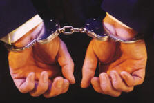 handcuffs - that you get if you are bad....