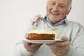 offering a fruit cake - a fruit cake