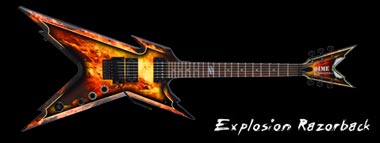 My dream guitar. - Explode it once.