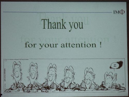 tahnksfor ur attention - its funny and can be used foe a presentation slide
