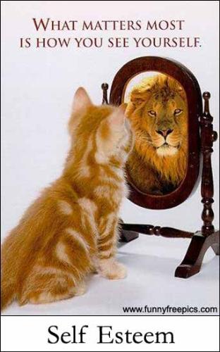 self esteem - what actually matters is the way u look at yourself