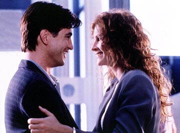 My Best Friend's Wedding - A 28-year-old woman, who years earlier made a pact with her closest male friend that if neither were married in ten years time they would marry one another, now faces the fact that the man is about to marry someone else. He asks her to be his 'best man' and she agrees, planning to go to the ceremony and then break up the couple before they exchange their vows. Instead, she accepts the turn of events and realizes she doesn't need to be married to be happy.