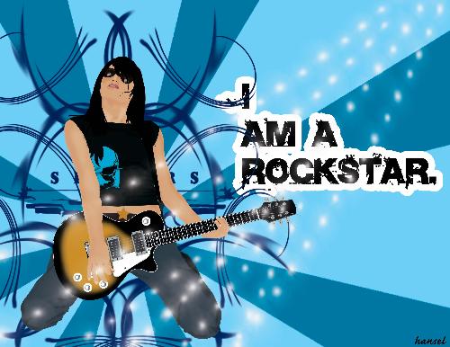 I AM A ROCKSTAR! - Inspired by Rockstar Supernova. You want it?