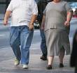fat people....Obesity - In the clinical setting, obesity is typically evaluated by measuring BMI (body mass index), waist circumference, and evaluating the presence of risk factors and comorbidities.[1] In epidemiological studies BMI alone is used to define obesity.   BMI BMI, or Body Mass Index, was developed by the Belgian statistician and anthropometrist Adolphe Quetelet.[2] It is calculated by dividing the subject's weight in kilograms by the square of his/her height in metres (BMI = kg / m2).  The current definitions commonly in use establish the following values, agreed in 1997 and published in 2000:[3]  A BMI less than 18.5 is underweight  A BMI of 18.5 - 24.9 is normal weight  A BMI of 25.0 - 29.9 is overweight  A BMI of 30.0 - 39.9 is obese  A BMI of 40.0 or higher is severely (or morbidly) obese  BMI is a simple and widely used method for estimating body fat.[4] In epidemiology BMI alone is used as an indicator of prevalence and incidence.  BMI as an indicator of a clinical condition is used in conjunction with other clinical assessments, such as waist circumference. In a clinical setting, physicians take into account race, ethnicity, lean mass (muscularity), age, sex, and other factors which can affect the interpretation of BMI. BMI overestimates body fat in persons who are very muscular, and it can underestimate body fat in persons who have lost body mass (e.g. many elderly).[1] Mild obesity as defined by BMI alone is not a cardiac risk factor, and hence BMI cannot be used as a sole clinical and epidemiological predictor of cardiovascular health.[5]   Waist circumference BMI does not take into account differing ratios of adipose to lean tissue; nor does it distinguish between differing forms of adiposity, some of which may correlate more closely with cardiovascular risk. Increasing understanding of the biology of different forms of adipose tissue has shown that visceral fat or central obesity (male-type or apple-type obesity) has a much stronger correlation, particularly with cardiovascular disease, than the BMI alone.[6]  The absolute waist circumference (102 cm in men and 88 cm in women) or waist-hip ratio (0.9 for men and 0.85 for women)[6] are both used as measures of central obesity.   Body fat measurement An alternative way to determine obesity is to assess percent body fat. Doctors and scientists generally agree that men with more than 25% body fat and women with more than 30% body fat are obese. However, it is difficult to measure body fat precisely. The most accepted method has been to weigh a person underwater, but underwater weighing is a procedure limited to laboratories with special equipment. Two simpler methods for measuring body fat are the skinfold test, in which a pinch of skin is precisely measured to determine the thickness of the subcutaneous fat layer; or bioelectrical impedance analysis, usually only carried out at specialist clinics.[citation needed]   Gestalt In practice, for most examples of overweight that may designate risk, both doctor and patient can see 'by eye' whether excess fat is a concern. In these cases, BMI thresholds provide simple targets all patients can understand.[7]   Risk factors and comorbidities The presence of risk factors and diseases associated with obesity are also used to establish a clinical diagnosis. Coronary heart disease, type 2 diabetes, and sleep apnea are possible life-threatening risk factors that would indicate clinical treatment of obesity.[1] Smoking, hypertension, age and family history are other risk factors that may indicate treatment.[1] Diabetes and heart disease are risk factors used in epidemiological studies of obesity.   Causes  Causative factors When food energy intake exceeds energy expenditure, fat cells (and to a lesser extent muscle and liver cells) throughout the body take in the energy and store it as fat. In its simplest conception, therefore, obesity is only made possible when the lifetime energy intake exceeds lifetime energy expenditure by more than it does for individuals of 'normal weight'.  In all individuals, the excess energy utilized to generate fat reserves is minute relative to the total number of calories consumed. This means that very fine perturbations in the energy balance can lead to large fluctuations in weight over time. To illustrate, an obese 40 year old who carries 100 lb of adipose tissue has only consumed about 25 more calories per day than he has burned on average - or the equivalent of an apple every three days. In comparison a very lean 40-year-old who carries only 15 lb of body fat will have exceeded his daily energy expenditure by about four calories a day - the equivalent of an apple every 18 days.  Factors that have been suggested to contribute to the development of obesity include:  Genetic factors and some genetic disorders (e.g., Prader-Willi syndrome)  Underlying illness (e.g. hypothyroidism)  Certain medications (e.g., atypical antipsychotics)  Sedentary lifestyle  A high glycemic diet (i.e., a diet that consists of meals that give high postprandial blood sugar)  Weight cycling, caused by repeated attempts to lose weight by dieting  Eating disorders (such as binge eating disorder)  Stressful mentality  Insufficient sleep  Smoking cessation  As with many medical conditions, the caloric imbalance that results in obesity often develops from a combination of genetic and environmental factors. Polymorphisms in various genes controlling appetite, metabolism, and adipokine release predispose to obesity, but the condition requires availability of sufficient calories, and possibly other factors, to develop fully. Various genetic abnormalities that predispose to obesity have been identified (such as Prader-Willi syndrome and leptin receptor mutations), but known single-locus mutations have been found in only about 5% of obese individuals. While it is thought that a large proportion of the causative genes are still to be identified, much obesity is likely the result of interactions between multiple genes, and non-genetic factors are likely also important.  Some eating disorders are associated with obesity, especially binge eating disorder (BED). As the name indicates, patients with this disorder are prone to overeat, often in binges. A proposed mechanism is that the eating serves to reduce anxiety, and some parallels with substance abuse can be drawn. An important additional factor is that BED patients often lack the ability to recognize hunger and satiety, something that is normally learned in childhood. Learning theory suggests that early childhood conceptions may lead to an association between food and a calm mental state.   Evolutionary aspects Although there is no definitive explanation for the recent increase of obesity, the thrifty gene hypothesis provides some understanding of this phenomenon, and suggests why certain populations and individuals may be more prone to obesity than others. In times when food was scarce, the ability to take advantage of rare periods of abundance and use such abundance by storing energy efficiently was undoubtedly an evolutionary advantage. Individuals with greater adipose reserves were more likely to survive famine. This tendency to store fat is likely maladaptive in a society with adequate and stable food supplies.   Neurobiological mechanisms   Scientists investigating the mechanisms and treatment of obesity may use animal models such as mice to conduct experiments.Flier[8] summarizes the many possible pathophysiological mechanisms involved in the development and maintenance of obesity. This field of research had been almost unapproached until leptin was discovered in 1994. Since this discovery, many other hormonal mechanisms have been elucidated that participate in the regulation of appetite and food intake, storage patterns of adipose tissue, development of insulin resistance. Since leptin's discovery, ghrelin, orexin, PYY 3-36, cholecystokinin, adiponectin, and many other mediators have been studied. The adipokines are mediators produced by adipose tissue; their action is thought to modify many obesity-related diseases.  Leptin and ghrelin are considered to be complementary in their influence on appetite, with ghrelin produced by the stomach modulating short-term appetitive control (i.e. to eat when the stomach is empty and to stop when the stomach is stretched). Leptin is produced by adipose tissue to signal fat storage reserves in the body, and mediates long-term appetitive controls (i.e. to eat more when fat storages are low and less when fat storages are high). Although administration of leptin may be effective in a small subset of obese individuals who are leptin-deficient, many more obese individuals are thought to be leptin-resistant, and this resistance has been implicated in obesity in some people, is thought to explain in part why administration of leptin has not been shown to be effective in suppressing appetite in most obese subjects.  Neuroscientific approaches hinge on the action of the aforementioned mediators on the hypothalamus, the part of the brain that is thought to process signals related to metabolic state and energy storage and to shift the energy balance in either a positive or negative direction, primarily by acting on appetite and energy expenditure. Lesion studies in the 1940s and 1950s identified two regions of the hypothalamus — the lateral hypothalamus (LH) and ventromedial hypothalamus (VMH) — as the brain's hunger and satiety centers, respectively. Specific lesions to a mouse's LH suppressed its appetite while damaging the VMH caused overeating.  Studies of the distribution of the leptin receptor in the mid-1990s cast doubt upon this dual center theory of hunger and satiety. Leptin's effect on the arcuate nucleus melanocortin system is now considered central to the regulation of feeding and metabolism.   Poverty link Some obesity co-factors are resistant to the theo