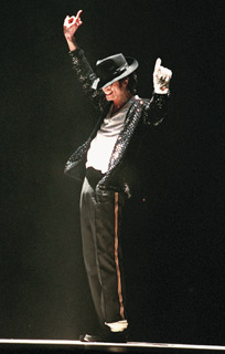 michael jackson - he is the forefront of pop culture for the last quarter-century...