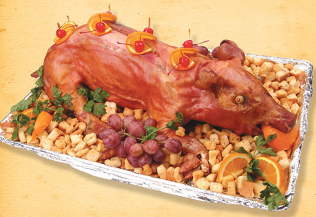roasted pig - roasted pig