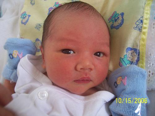 My Baby II - And here's the other cutest baby in the world. Her brother. :p