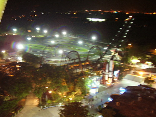 enchanted kingdom - view from the top.