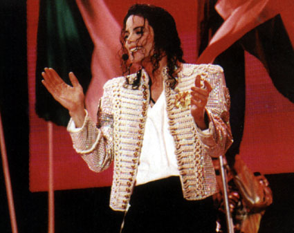 michael jackson - he is the forefront of pop culture for the last quarter-century...