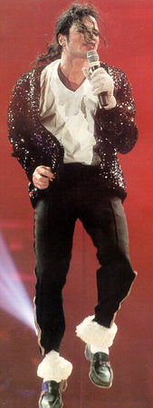michael jackson - he is the forefront of pop culture for the last quarter-century...