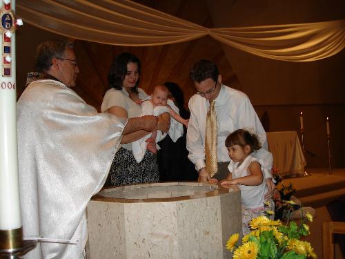 baptism - my girls getting baptized