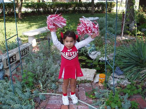 chiefs cheerleader - go chiefs!