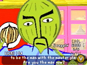 PaRappa the Rapper - PaRappa the Rapper http://www.gamespot.com/ps/puzzle/parappatherapper/index.html Once in a while, a company takes a risk and designs something unlike anything seen before. In video gaming's early days, it happened with almost every other game released. By the 8-bit era, originality was something to look for but not expect with any great regularity. Today, unless you deem 3D versions of old games to be 'new,' it's been some time since an original idea appeared. But even with a monthly average of 30 games being released, it's a testament to unique design that PaRappa the Rapper, an underpromoted release by Sony of Japan, became a top seller in the Japanese market.