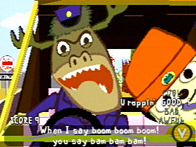PaRappa the Rapper - PaRappa the Rapper http://www.gamespot.com/ps/puzzle/parappatherapper/index.html Once in a while, a company takes a risk and designs something unlike anything seen before. In video gaming's early days, it happened with almost every other game released. By the 8-bit era, originality was something to look for but not expect with any great regularity. Today, unless you deem 3D versions of old games to be 'new,' it's been some time since an original idea appeared. But even with a monthly average of 30 games being released, it's a testament to unique design that PaRappa the Rapper, an underpromoted release by Sony of Japan, became a top seller in the Japanese market.