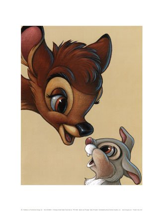Thumper and Bambi - 'If ya can't say somethin' nice, don't say nuthin' at all!' ...Thumper