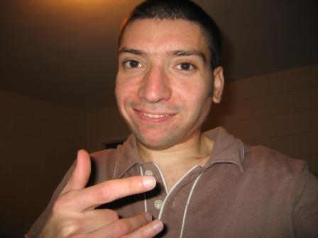 me about 3 months ago  - picture of me i took for my mates in iraq