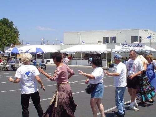 Cultural diversity - Dancers at a Greek Fest in California.