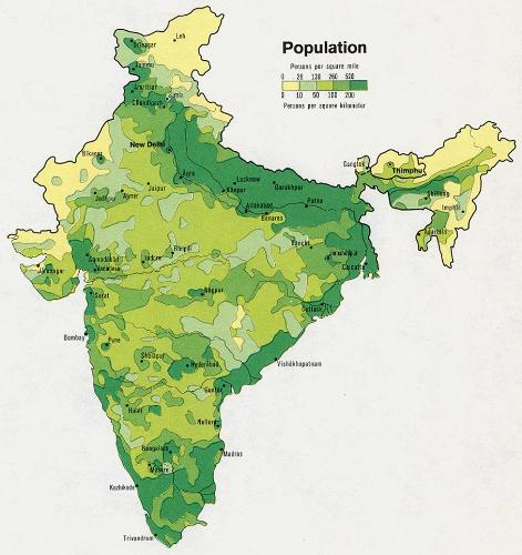 India - The Map Of India