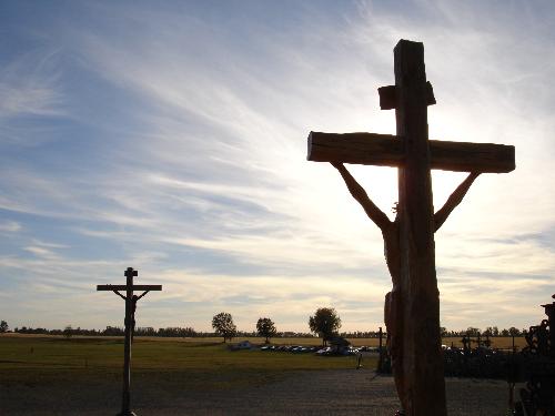 The cross - Picture taken at Hil of Crosses in Siauliai, north part of lithuania