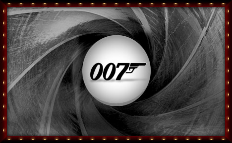 007, bond, james bond,  casino royal,  handsome  b - james bond. Pic of 007 poster  showing bonds classic symbol..