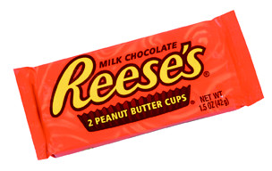 reese's peanut butter cup - my favorite chocolate in the whole world!