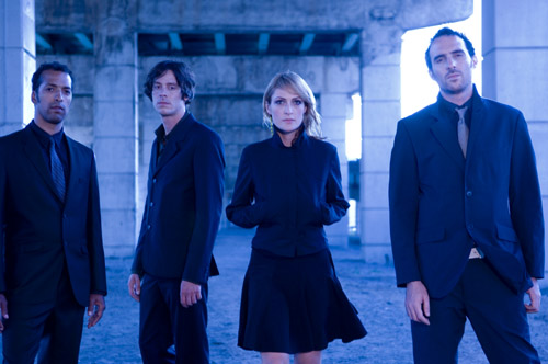 Metric - Band Photo - .JPG photo of the Canadian band, Metric.  Taken from the website of their booking agent, Little Big Man. http://www.littlebigman.com/bandpages/metric.html