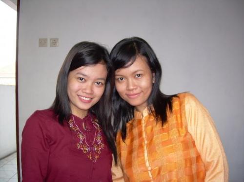 me with my sister - cute twins