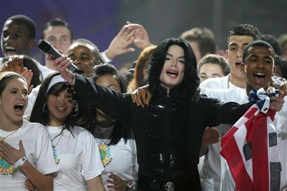 michael jackson - he is the forefront of pop culture for the last quarter-century...