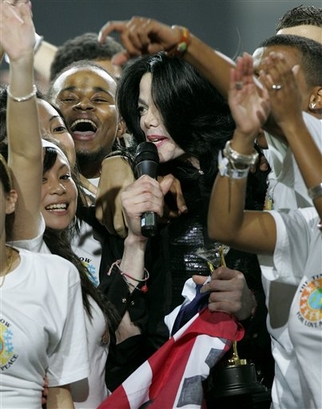 michael jackson - he is the forefront of pop culture for the last quarter-century...