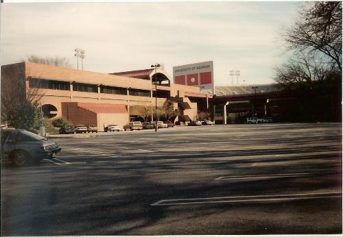 University of Georgia Student Center in 1992 - Tate Center, Sanford Stadium, University of Georgia
