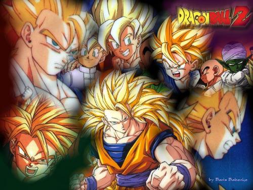 all SSJ together - NO ONE IN D WHOLE UNIVERSE CAN BEET SSJ