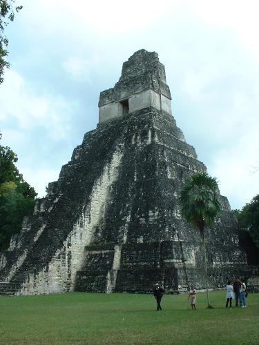 Mayan temple in Tikal, Guatemala - A Mayan temple in Tikal, Guatemala