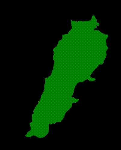 lebanon map - lebanon map