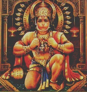 Hanuman - he is mu favourite god.