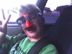 Groucho Glasses - I brought some home for my son yesterday, this is him, very silly...