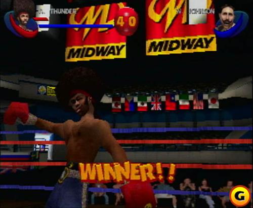 Ready 2 Rumble Boxing: Round 2 - Ready 2 Rumble Boxing: Round 2 http://www.gamespot.com/ps/sports/ready2rumbleround2/index.html Ready 2 Rumble: Round 2 has more boxers and moves than the first game, but aside from a few slight changes here and there, the game remains largely unchanged, which for people who've never played the original is perfectly fine. However, for those of us who were fans of the original game, the gameplay and presentation of R2RB: R2 are all too familiar, making the sequel seem more like a simple roster update.