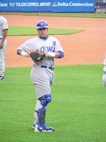Geovany Soto at 2006 Triple-A All-Star Game - I took this photo of Geovany Soto in Toledo, Ohio before the start of the Triple-A All-Star Game in 2006.