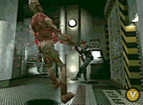 Resident Evil 2 - Resident Evil 2 http://www.gamespot.com/ps/adventure/residentevil2/index.html Resident Evil 2 is the first really big, ultrahyped blockbuster of '98, and what Capcom has pulled off is more an interactive, cinematic experience than a video game. Seriously. Picking up a few months after the events of the first game, RE2 sees the entire town of Raccoon City hit with the devastating virus that zombified only a few dozen folks in the original Resident Evil. It's up to rookie cop Leon Kennedy, and Claire Redfield, sister of one of the main RE characters, to save not only themselves but any and all survivors, to boot.