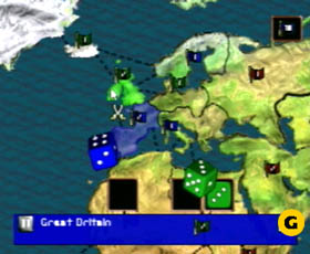 Risk - Risk http://www.gamespot.com/ps/strategy/risk/index.html Hasbro Interactive has successfully 'ported' one of the oldest and most popular turn-based strategy games to the PlayStation. This one has all the elements of the board game down: the cards, the geographically dubious map, even onscreen dice that roll with a thunderous clamor. Plus you can mix real opponents with CPU ones, and there are lots of odd new options, including Blind Risk and Ultimate Risk, which replace the ease and speed of Classic Risk with some rudimentary realism and strategic considerations. In fact, the only thing missing is the little plastic roman numerals.