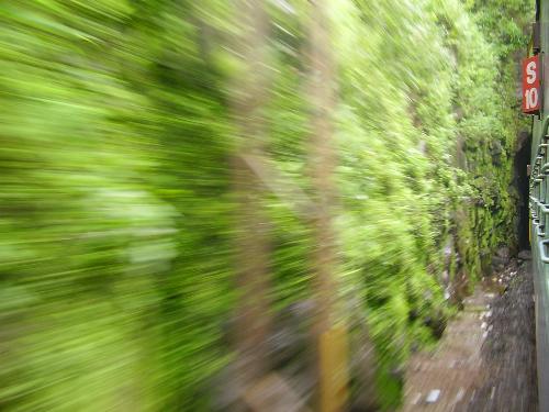 Journey through tunnel - This picture has taken just before when the train is entering the tunnel.