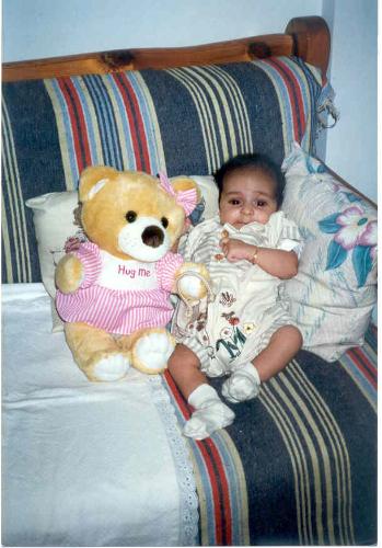 my son - my son when he was just a baby .now he is 10 years old