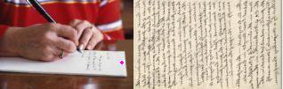 Handwritten Letter  - Internet reduces writing of letter, but still letter is written from rural areas.