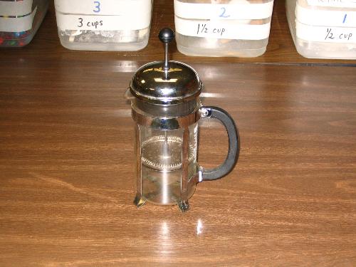 French Press - My favorite way to make coffee.
