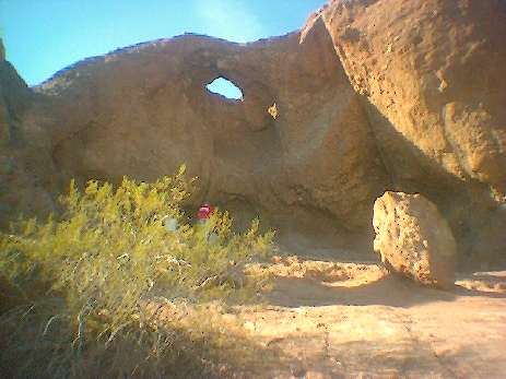 'Hole in The Rock'  - at a park in Phoenix AZ.  check it out if you go!