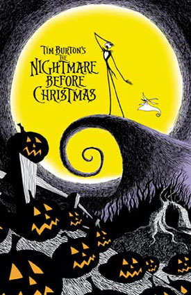 The Nightmare Before Christmas movie poster 2 - Another movie poster for the Tim Burton animated film, 'The Night Before Christmas.'