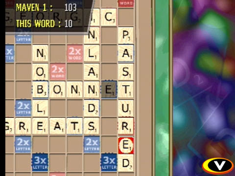 Scrabble - Scrabble http://www.gamespot.com/ps/puzzle/scrabble/index.html Hasbro Interactive has been bringing board games and Atari titles to the PlayStation for a couple of years now, and with a library in both categories that is interminably deep, it's no surprise that another one has just launched from the gate. Enter Scrabble, the game you used to play on your kitchen table; it's now on your TV screen, and that's probably telling enough.