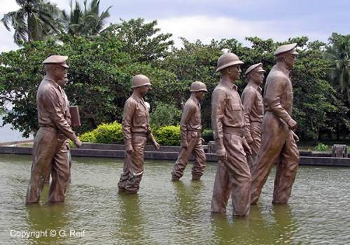 Gen. Douglas Mac Arthur Memorial Monument - Gen. Douglas Mac Arthur Memorial Monument in Leyte after he landed in October 20, 1944 fulfilling his promise that 'I shall return' after the world war II.