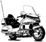 if you wanna ride...... - not on a white horse, as the song goes but on my husband's impulse-bought motorcycle, you're most welcome to it!
