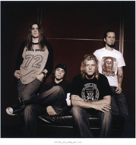 Puddle of Mudd Picture Gallery - One of the first acts signed to Limp Bizkit frontman Fred Durst's label, Flawless Records, was the alt-metal quartet Puddle of Mudd -- consisting of Wesley Reid Scantlin (guitar and vocals), Paul James Phillips (guitar), Douglas John Ardito (bass), and Greg David Upchurch (drums). While their songs expectedly contain the rage of such contemporaries as Korn and Rage Against the Machine, Scantlin's voice at times is eerily similar to Nirvana's late great frontman Kurt Cobain, containing unmistakable elements of traditional hard rock (unlike the other aforementioned band's penchant for rap). August 2001 saw the release of their major label debut, Come Clean (which was preceded by the independent release Abrasive), as they embarked on a European tour with Godsmack a month later, before touring the U.S. as part of the Family Values 2001 tour, alongside Stone Temple Pilots, Linkin Park, and Staind. Greg Prato, All Music Guide